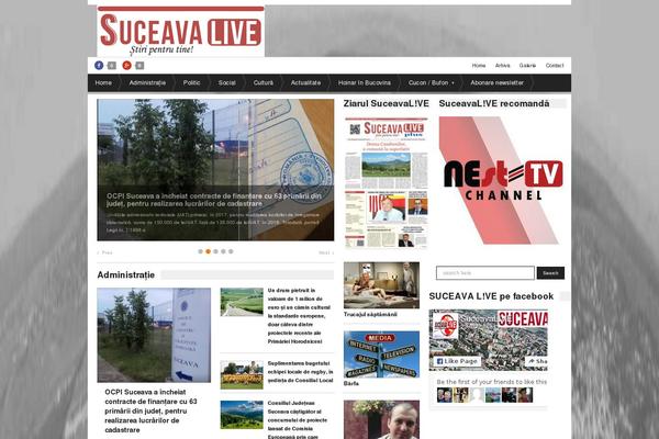 Valenti Child theme site design template sample