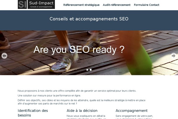 Etendard theme site design template sample