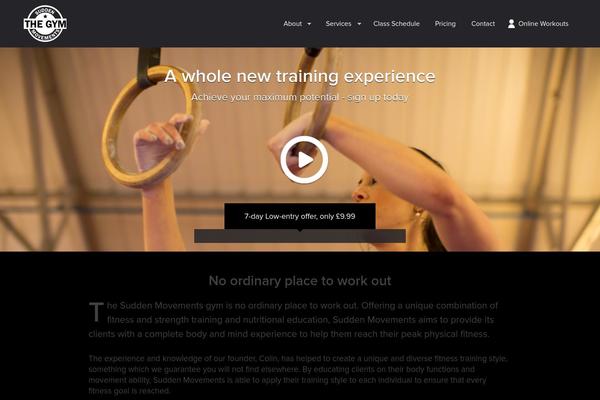 Dance-studio theme site design template sample