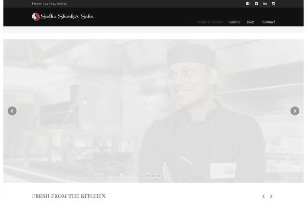 Nosh theme site design template sample