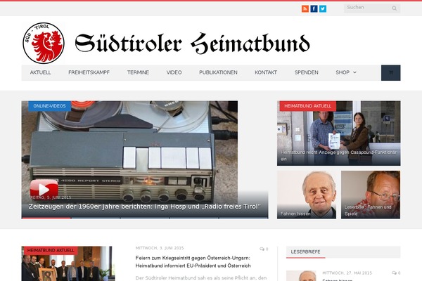 SmartMag theme site design template sample