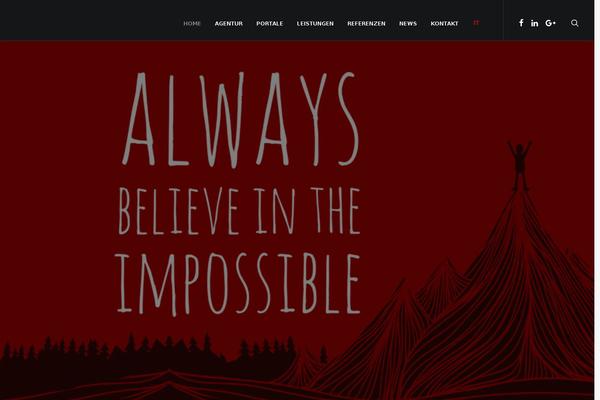Uncode theme site design template sample
