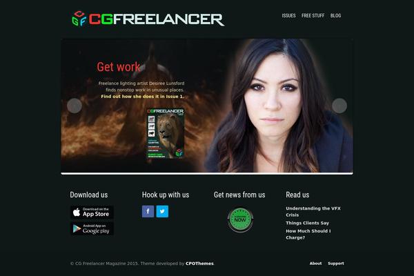 Salient theme site design template sample