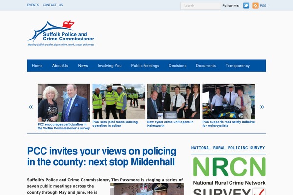 suffolk-pcc.gov.uk site used Suffolk-pcc