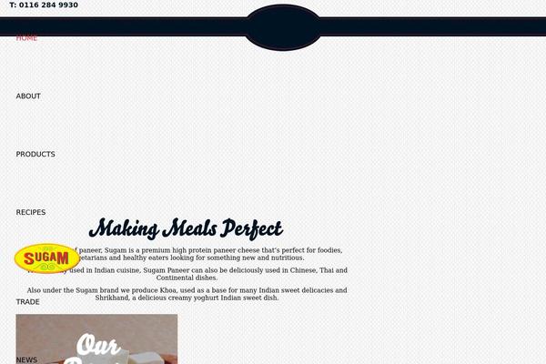 Impreza Child theme site design template sample