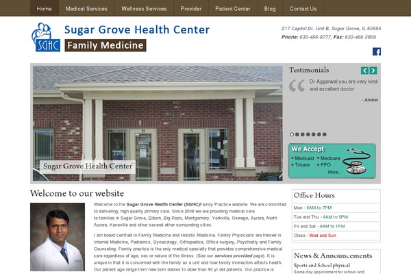 Site using Responsive Social Sharing Icons plugin