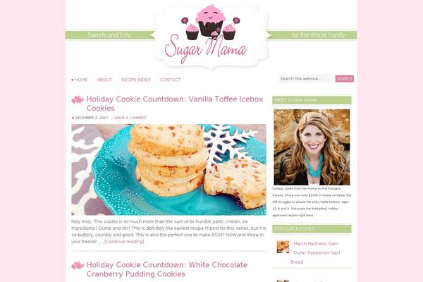 Pretty theme site design template sample