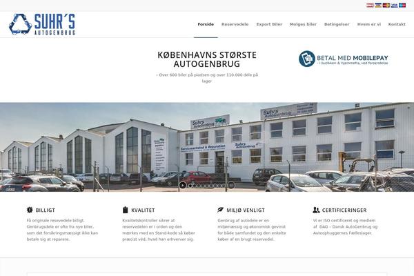 Enfold theme site design template sample
