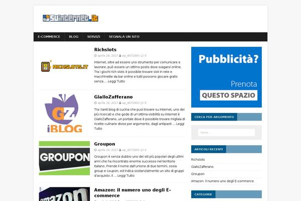 MH NewsMagazine theme site design template sample