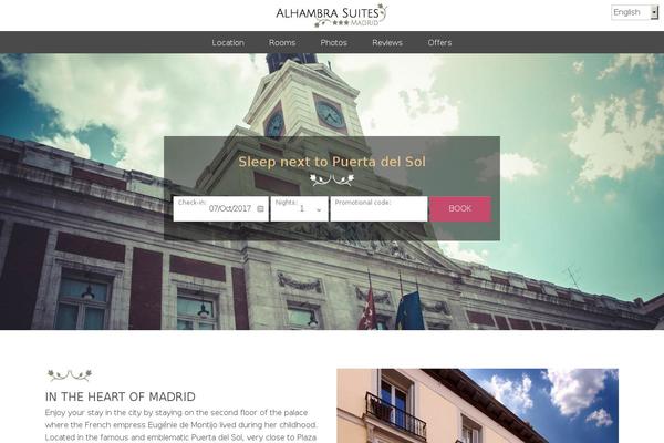 Mirai theme site design template sample