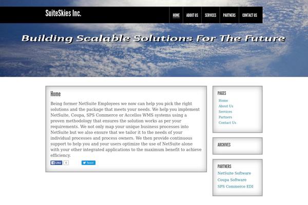 suiteskies.com site used Corporate-blue