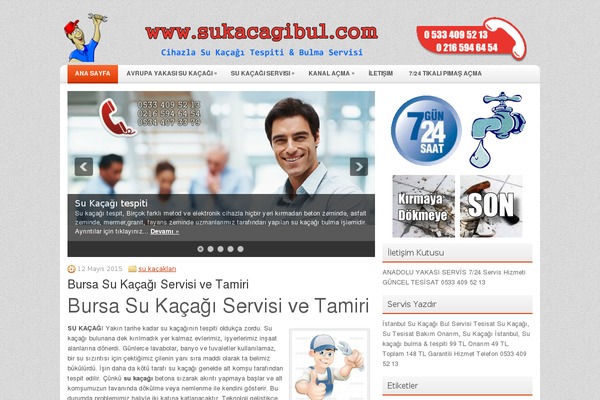 Discovery theme site design template sample