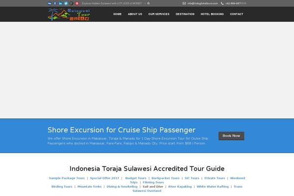 Tour Package theme site design template sample