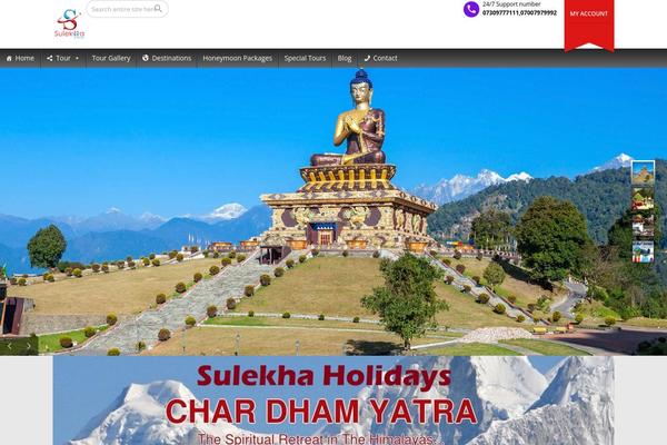 BookYourTravel theme site design template sample