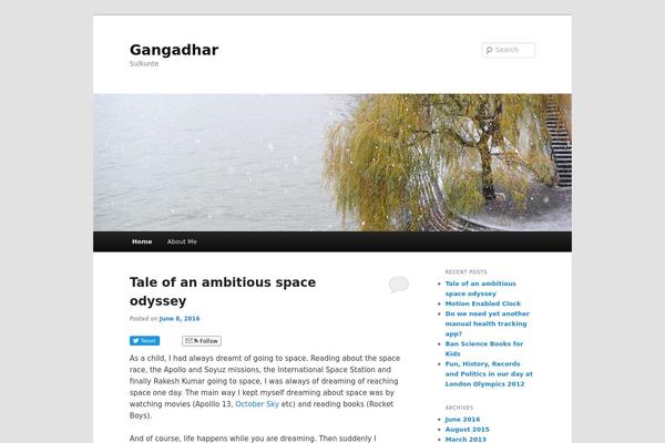 Site using The Social Links plugin