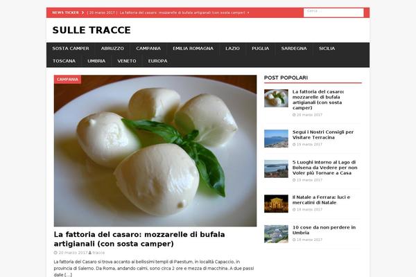 MH Magazine theme site design template sample