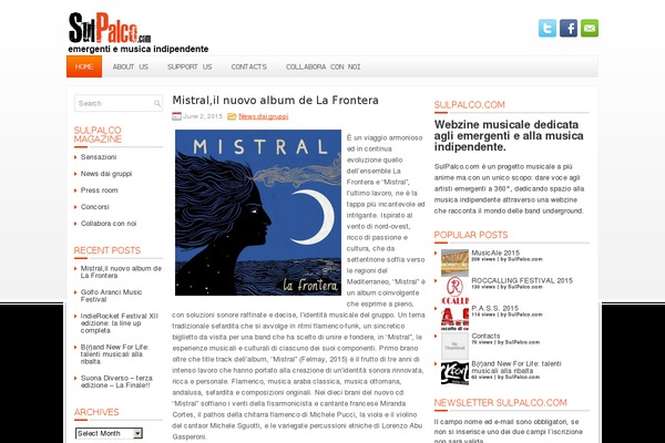 Hotnews theme site design template sample