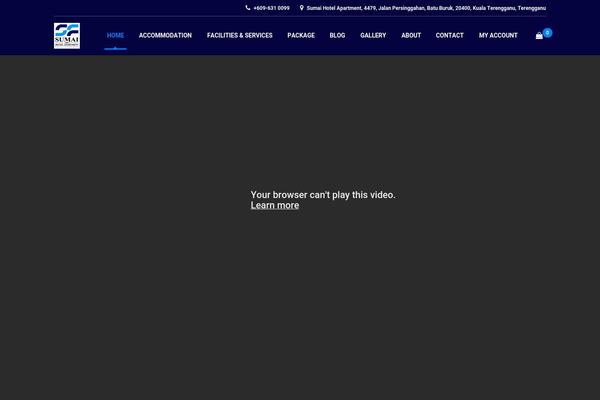 Site using Hotel-booking plugin