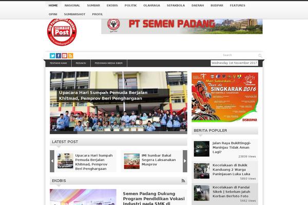 Wpberita theme site design template sample