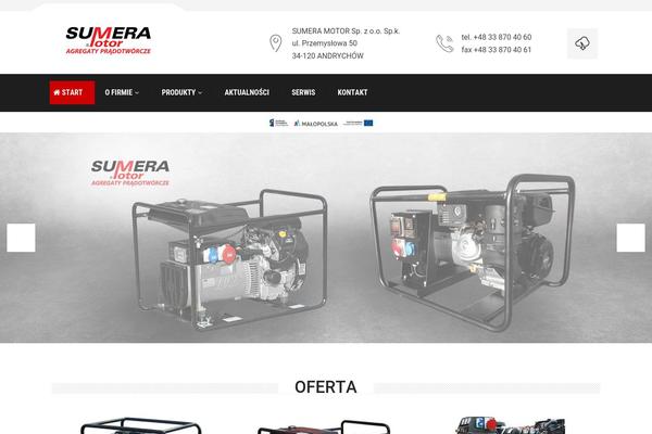 Factorypress theme site design template sample