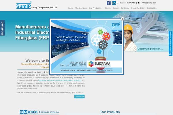 Site using Showbiz plugin