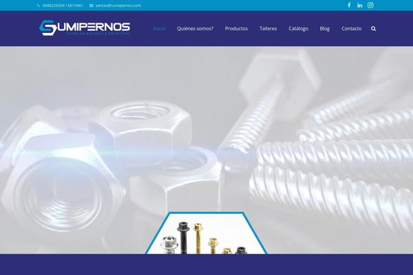 Impreza theme site design template sample