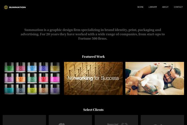 summationdesign.com site used Dev-infinite