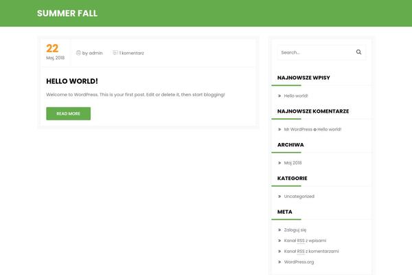Big-event theme site design template sample