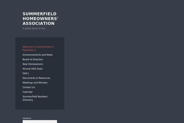 Wilson theme site design template sample
