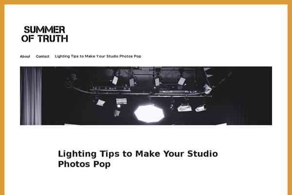 Twenty Sixteen theme site design template sample