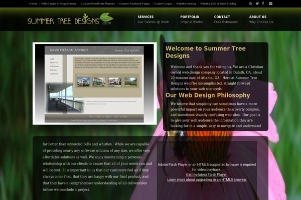 Site using Hide My Site plugin
