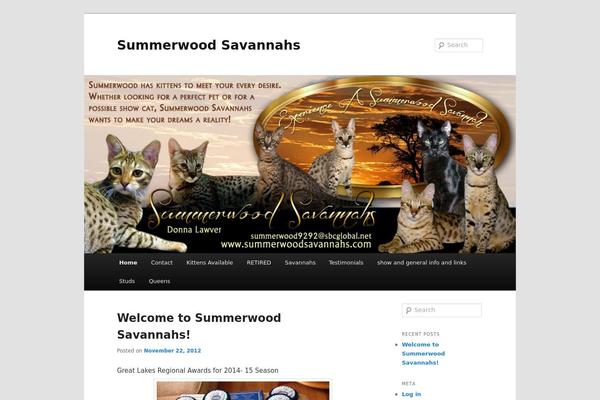 Twenty Eleven theme site design template sample