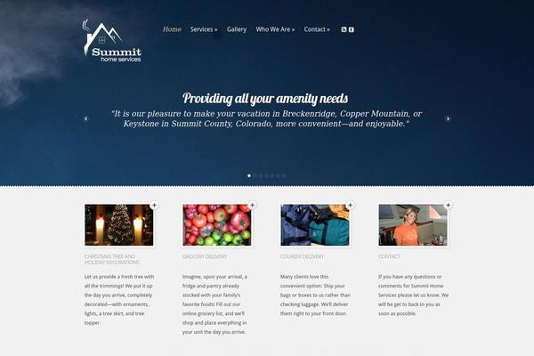 Siteorigin-north-child theme site design template sample