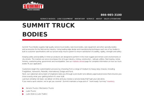 Summit theme site design template sample
