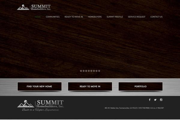 Constructo theme site design template sample