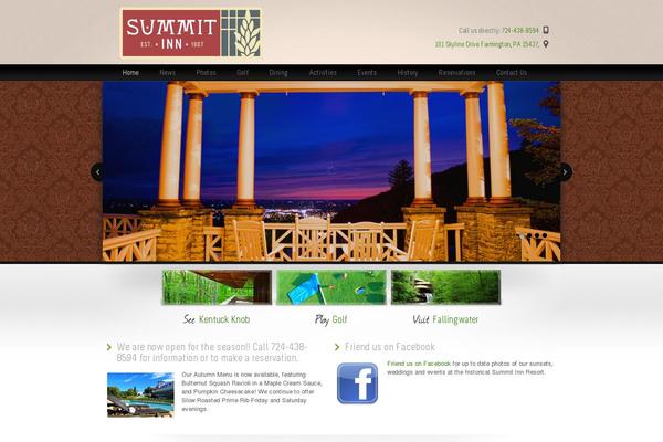 Welcome Inn theme site design template sample