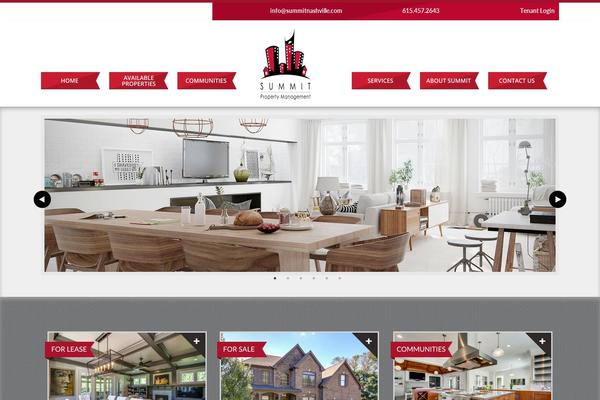 Summit theme site design template sample