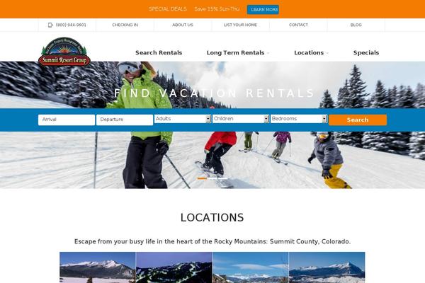Srg theme site design template sample