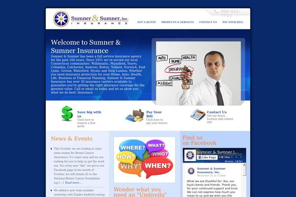 sumner theme websites examples