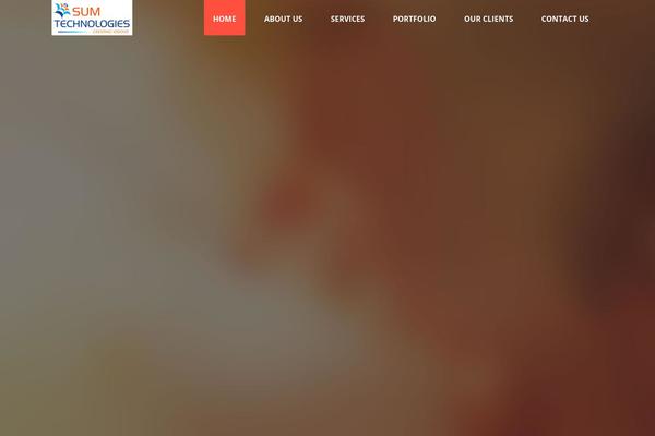 Spiral theme site design template sample