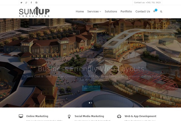 Strata theme site design template sample