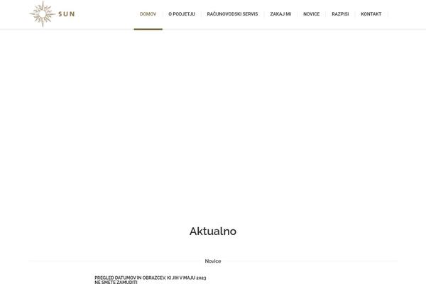 Fusion theme site design template sample