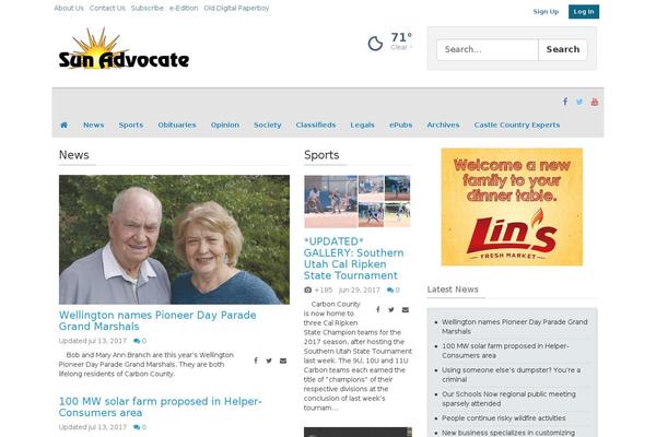 Site using Newsplus-shortcodes plugin
