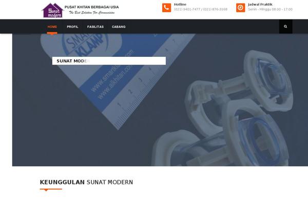 Bizspeak theme site design template sample