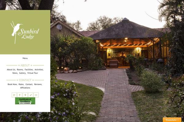 sunbirdlodge.com site used Hotale