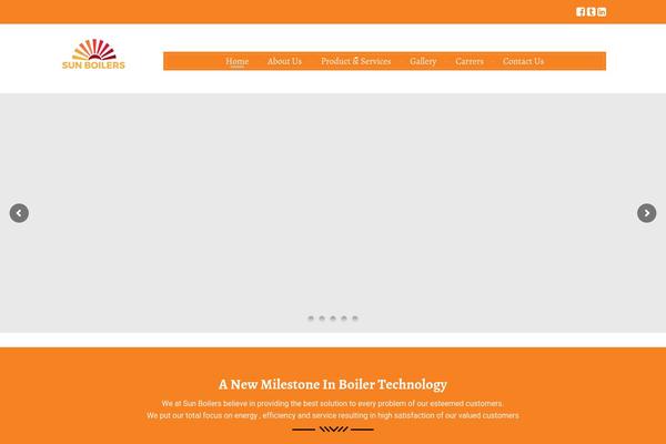 Site using WP Contact Slider plugin