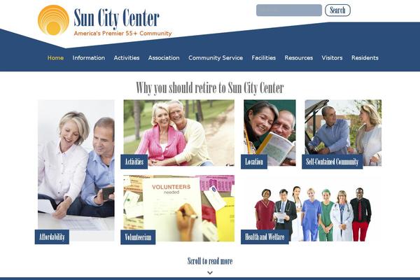 Scc theme site design template sample