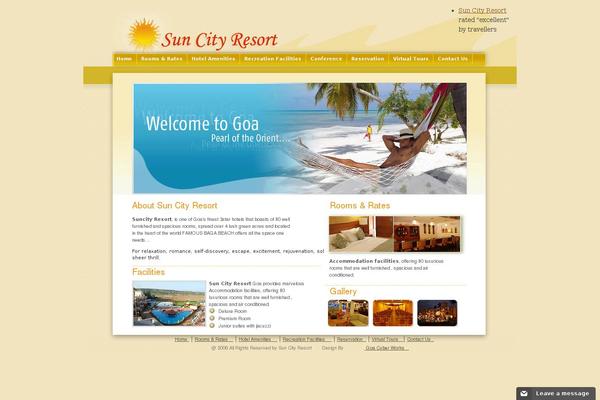 Site using Gdlr-hotel plugin