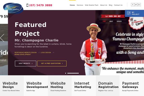 suncoastwebsolutions.com.au site used Sws