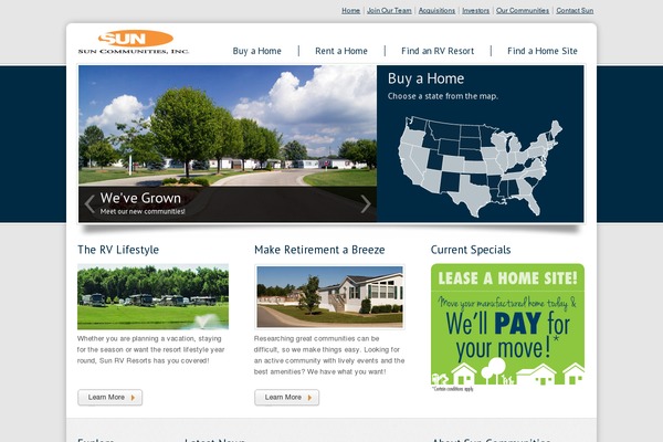 Sun theme site design template sample
